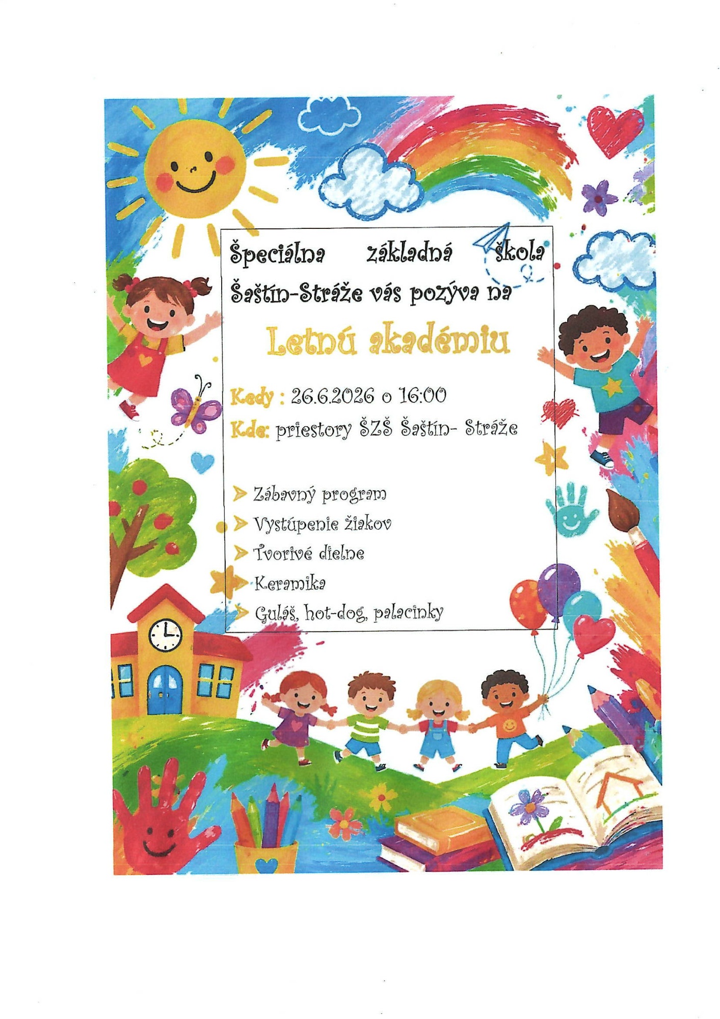Letná akadémia v Špeciálnej základnej škole Šaštín-Stráže - Obrázok 1