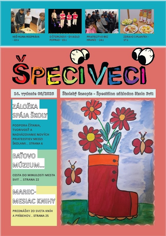 Časopis ŠpeciVeci 14 - Jún 2026 - Obrázok 1