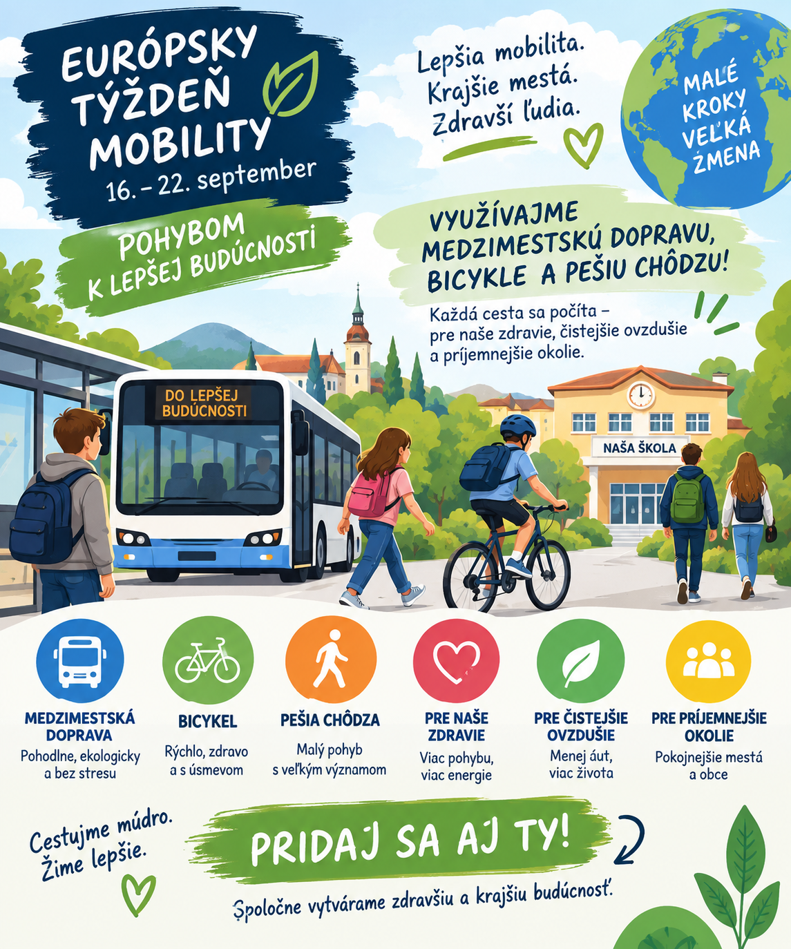 Európsky týždeň mobility 16.- 22.septembra 2026 - Zobraziť obrázok 1
