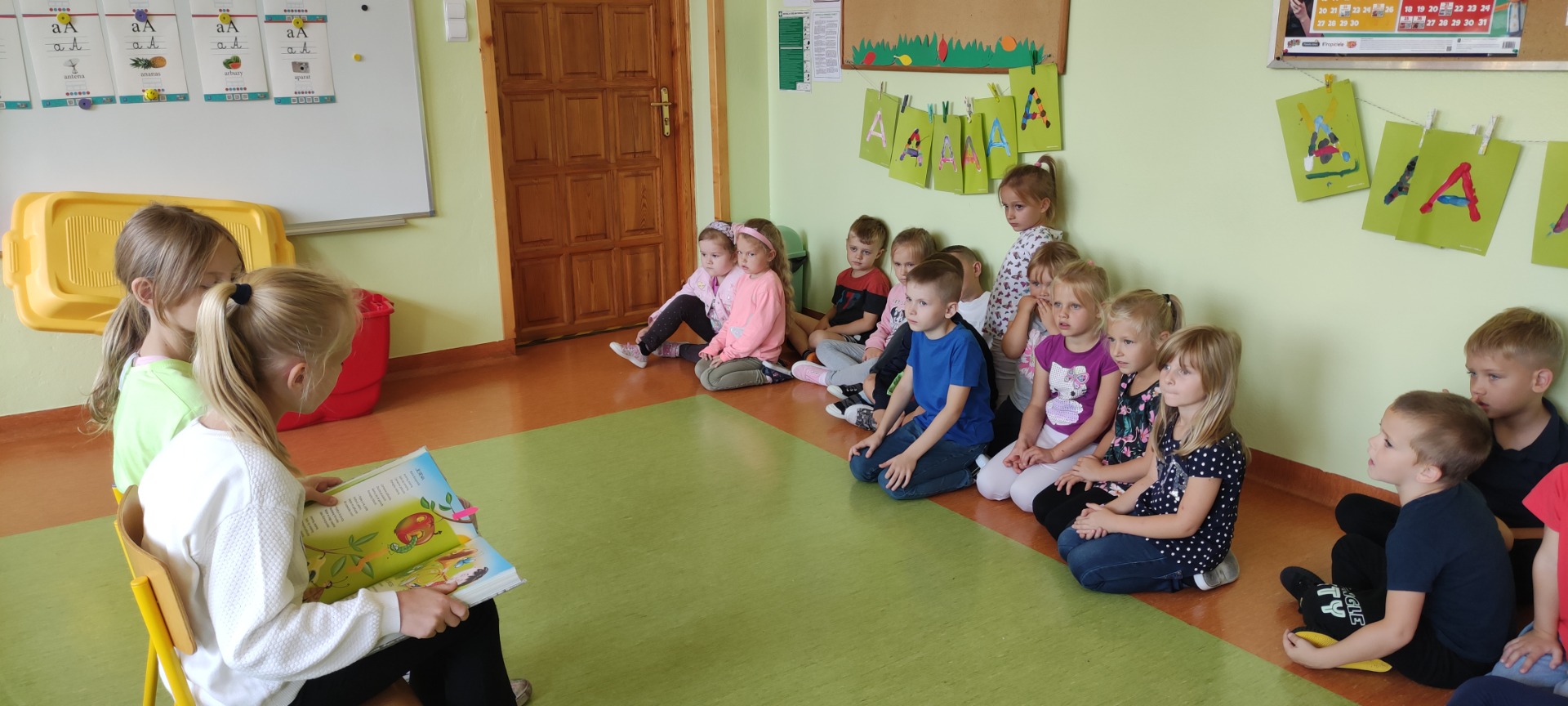 Ogólnopolski Dzień Głośnego Czytania - Oddział przedszkolny O a