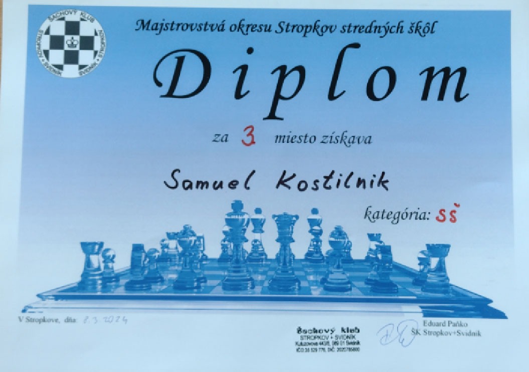 Majstrovstvá okresu Stropkov v šachu - Obrázok 2