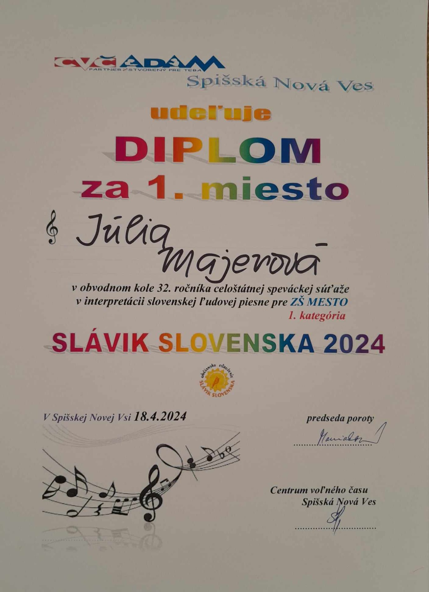 Obvodné kolo Slávik Slovenska - Obrázok 4