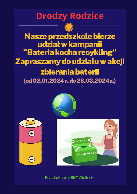 "Bateria kocha recykling" - kampania - Obrazek 1
