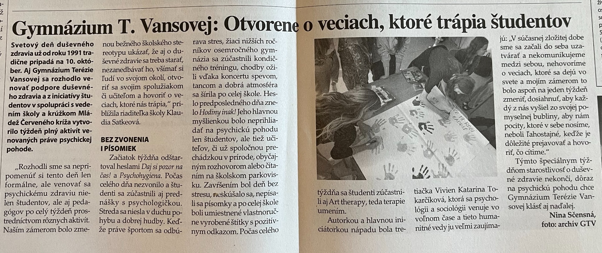 Napísali o nás aj v Ľubovnianskych novinách... - Obrázok 1