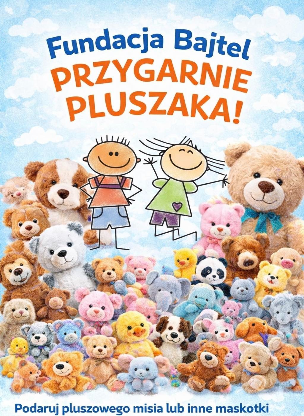 🐻💛 Szkolna zbiórka pluszaków – razem dla Fundacji Bajtel!💛🐻 - Obrazek 1