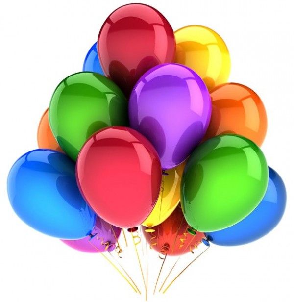 Bright Colorful HD Balloons PNG | Colorful things | Pinterest | Balloons