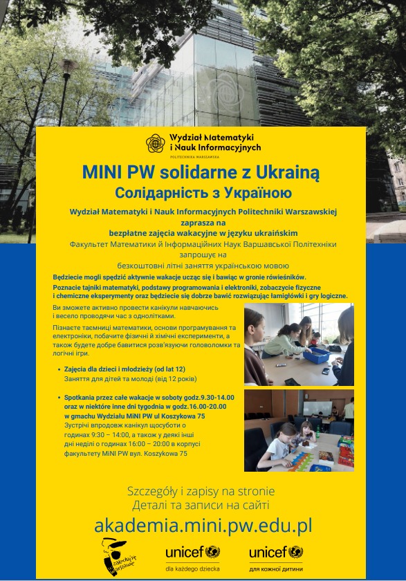 MINI UW solidarnie z Ukrainą/Солідарність з Україною - Obrazek 1