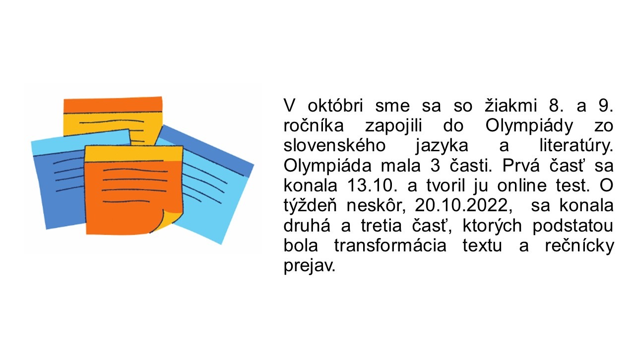 Olympiáda zo slovenského jazyka a literatúry - Obrázok 2