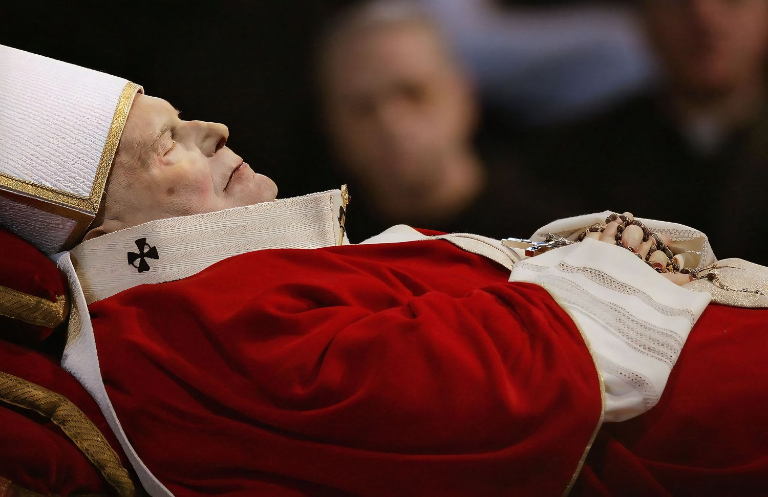 zmarły Jan Paweł II