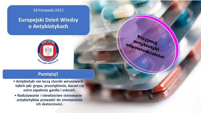 Europejski Dzień Wiedzy o Antybiotykach - "Go Blue for AMR" - Obrazek 1