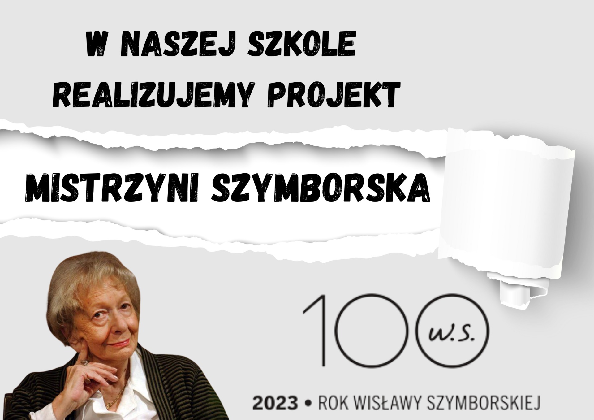 Wisława Szymborska patronką 2023 roku!  - Obrazek 1