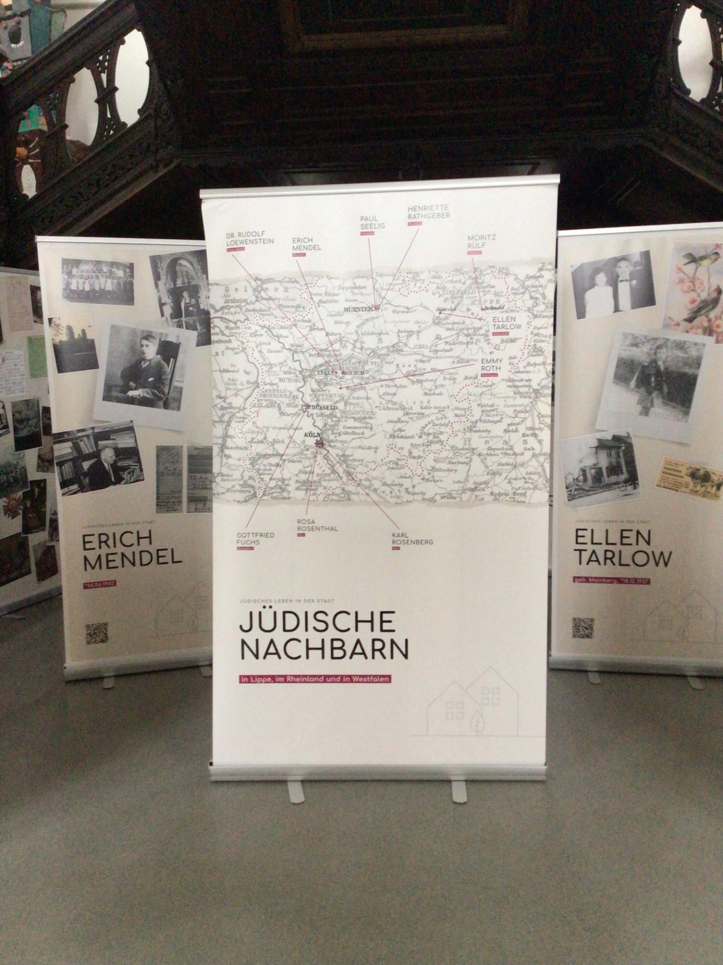 Ausstellung „Jüdische Nachbarn“ am Mauritius Gymnasium - Bild 1