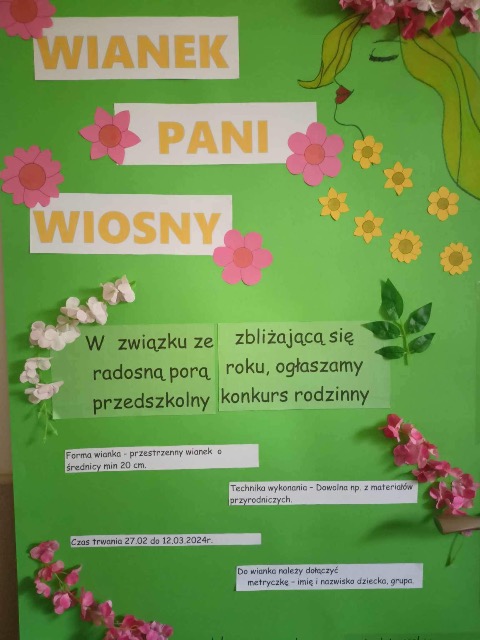Rodzinny konkurs „Wianek Pani Wiosny” - Obrazek 1