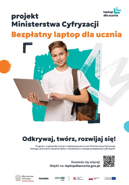 W naszej szkole wydawanie laptopów dla 4-klasistów odbywać się będzie 26.09.2023 r. na specjalnym zebraniu z rodzicami - Obrazek 2