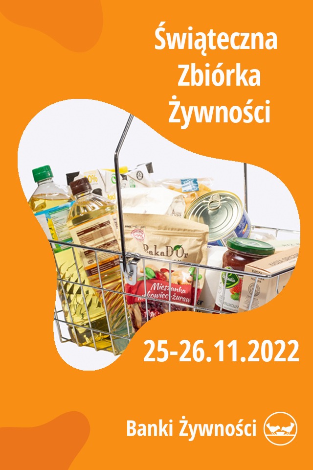 Infografika Świąteczna Zbiórka Żywności  25-26.11.2022r.